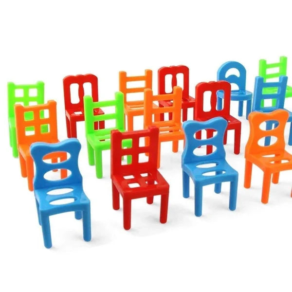 Chairs Stacking Tower Balancing Game