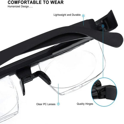 Adjustable Focus Glasses Near And Far Sight