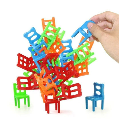 Chairs Stacking Tower Balancing Game