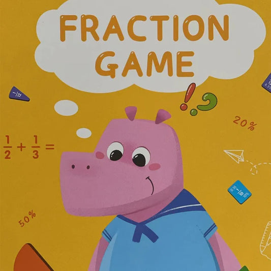 Montessori Educational Book Fraction Graph For Children