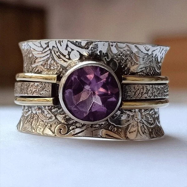 Bohemian Crystal Meditation Ring